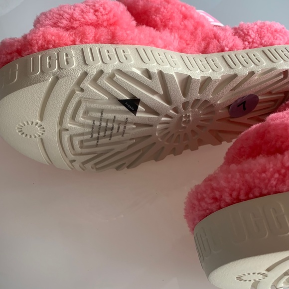 😻❤️NEW❤️😻 UGG sling back pink slippers with platform - Picture 7 of 7
